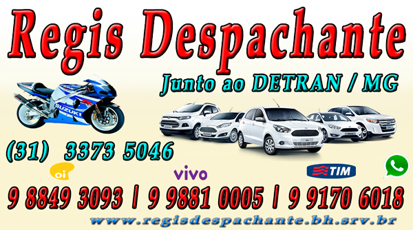 Regis Despachante Detran MG no Jardim América